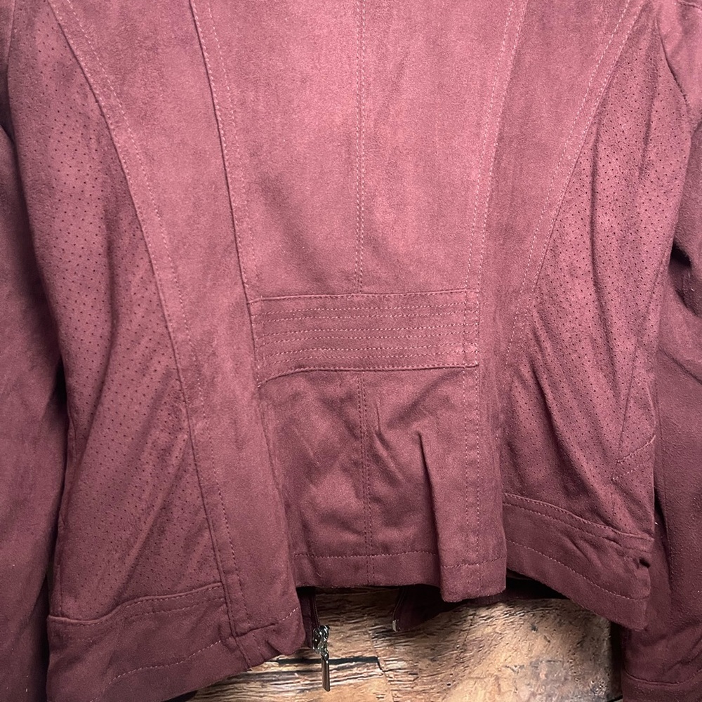 American Rag Maroon Bomber Jacket - Picture 10 of 11